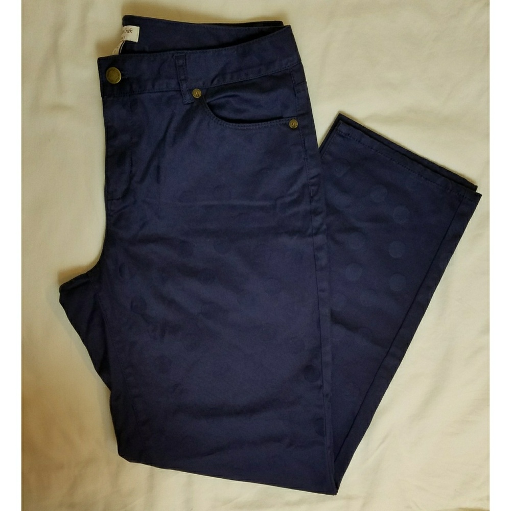 Coldwater Creek Capri Pant Navy 10 Soft